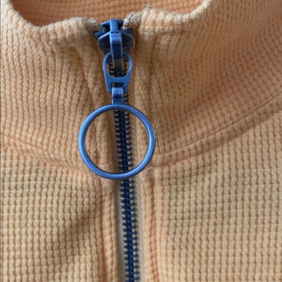 Canary yellow cropped sweater - Picture 3 of 4